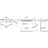 Раковина подвесная LAUFEN PALACE NEW 90x51 с полотенцедержателем 8.1270.2.000.104.1