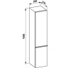 Шкаф-пенал подвесной LAUFEN CASE FOR PALACE 165x35 петли слева 4.0202.1.075.463.1